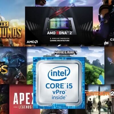 Gaming PC Rig i5-6500 16GB RX 6400 4GB Upgraded HP PRO SFF Sleeper Office PC