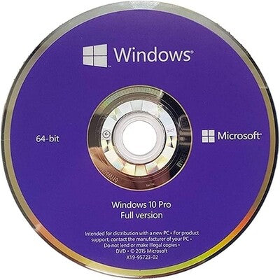 Windows 10 Installation Disc + Single Use Retail License Key